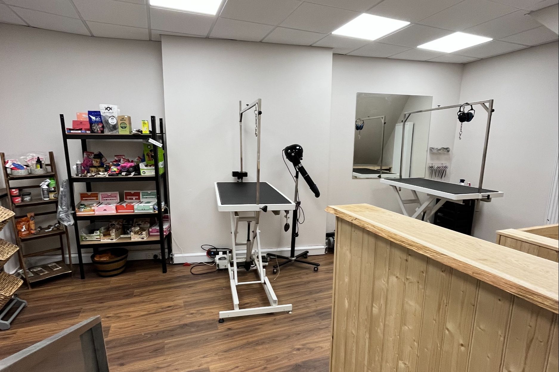 Inside The Dog House Grooming salon in Motherwell